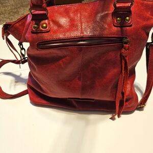 Lucky Brand red wine crossbody.